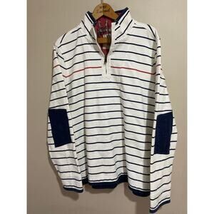 EUC Fat Face The Airlie 1/4 Zip Sweatshirt XXL Pullover Jumper UK Cotton